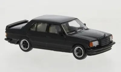 PCX870179 - Mercedes W123 AMG, black, 1980. Scala H0 1 87 Super Prezzo