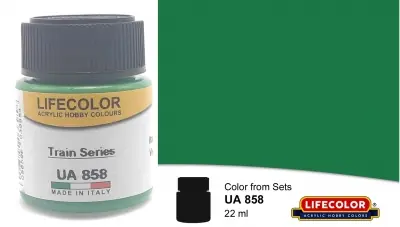 LIFECOLOR UA858 - Verde magnolia FS satinato. Colore acrilico 22ml Compra Oggi Stesso