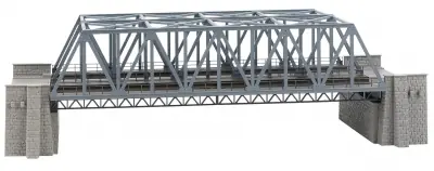 FALLER 120497 - Ponte a due binari in kit di montaggio. Scala H0 1 87 Promozione Esclusiva