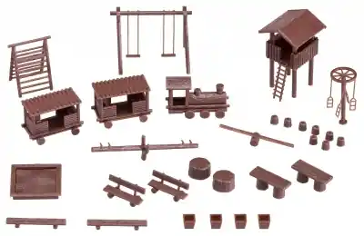 FALLER 180577 - Set parco giochi per bambini come in foto. Scala H0 1 87 Vendita Finale
