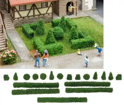 FALLER 181290 - Set siepi decorative componibili. Scala H0 1 87 Nuovo Arrivo