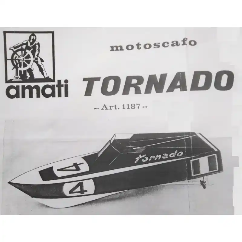 Quantità Limitata DISEGNO COSTRUTTIVO MOTOSCAFO TORNADO