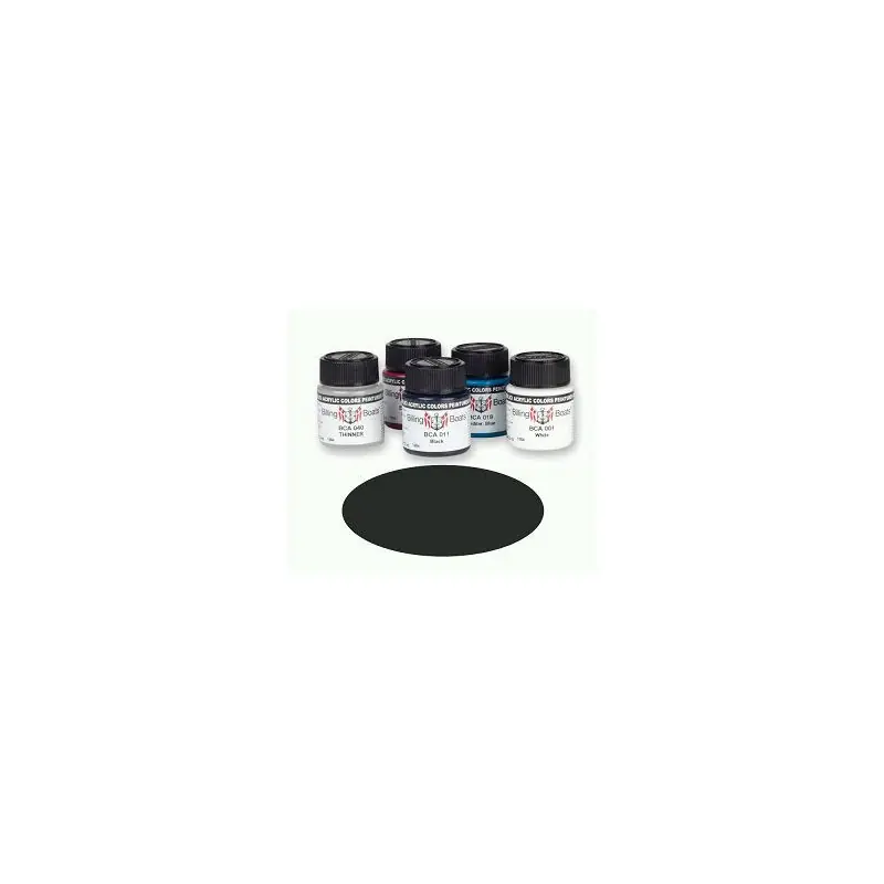 Matt Black (Flat) 22 ml Billing Boats Acryl Color Scelto Dai Clienti