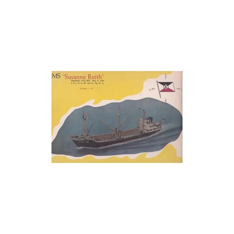Esclusivo DISEGNO COSTRUTTIVO NAVE SUSANNE REITH