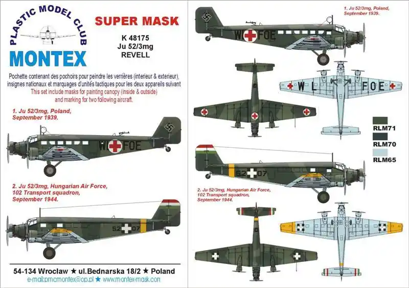JU-52/3MG REVELL Prezzo Basso