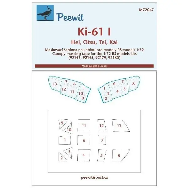 Di Tendenza KAWASAKI KI-61-I HEI/OTSU/TEI/KAI