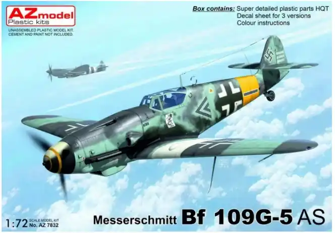 Super Prezzo AZ MODEL AZ7832 Messerschmitt Me-109G-5 AS