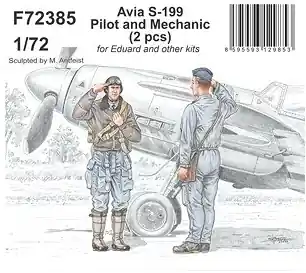 Più Venduto Avia S-199 Pilot and Mechanic