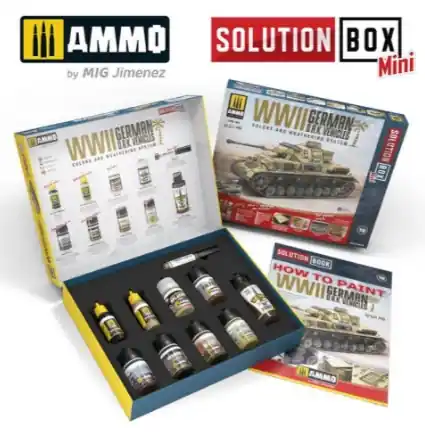 Offerta Speciale SOLUTION BOX MINI - WWII German D.A.K. Vehicles