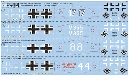 Offerta Messerschmitt Bf 262A-1a III/EJG 2