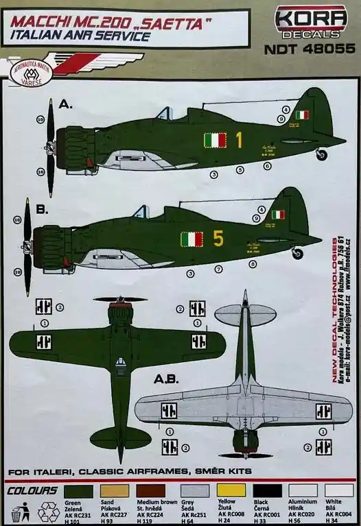 Macchi MC.200 "SAETTA" Offerta Limitata