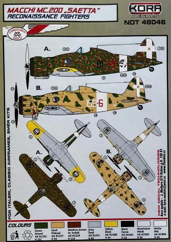 Macchi MC.200 "SAETTA" Direttamente Dal Produttore