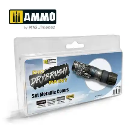 DRYBRUSH Set Metallic Colors Nuova Collezione