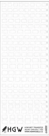 OBLONG TEMPLATES - POSITIVE RIVETS Compra Online
