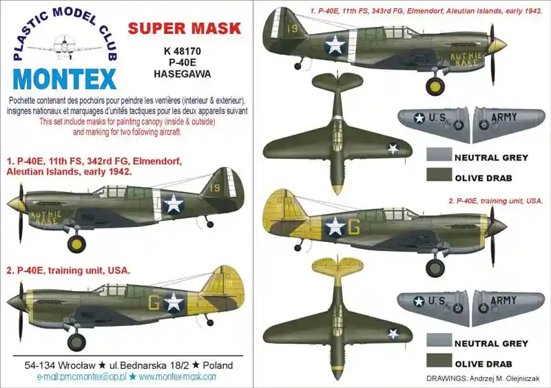 Direttamente Dal Produttore P-40E (USAAF)