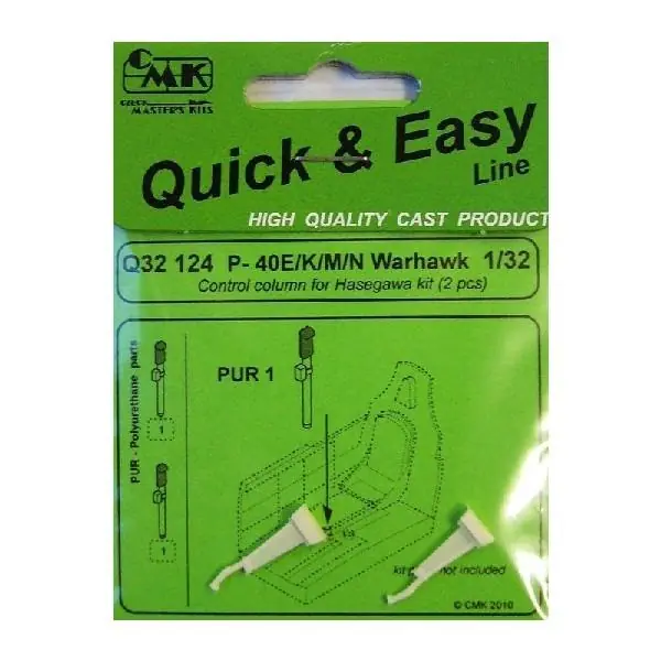 Occasione P-40E/K/M/N WARHAWK CONTROL COLUMN 2PCS (HAS)