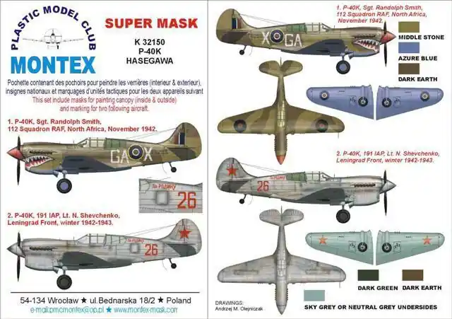 P-40K (112 SQUADRON RAF & Occasione