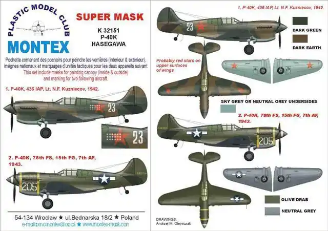 Acquista Ora P-40K (USAAF & USRR)