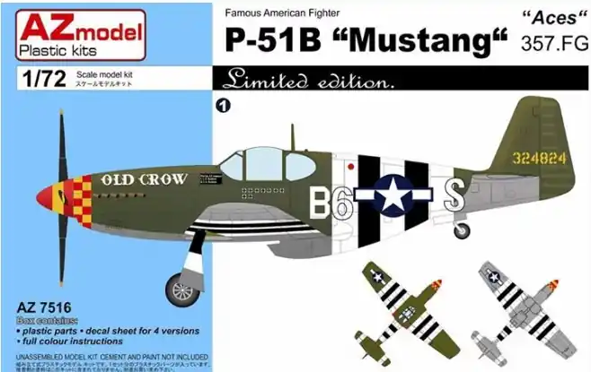 AZ MODEL AZ7516 P-51B MUSTANG Più Venduto