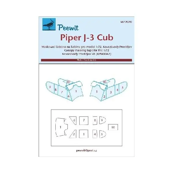 PIPER J-3 CUB Spedizione Espresso