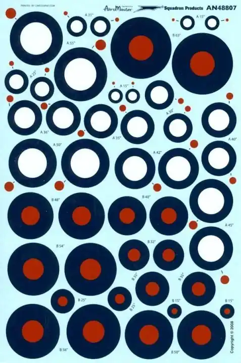 Prezzo Di Fabbrica RAF TYPE A/B ROUNDELS