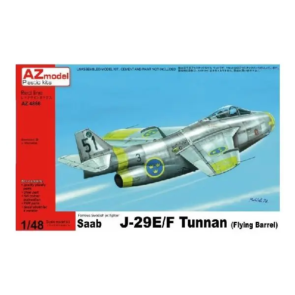 Promo Stagionale AZ MODEL AZ4866 SAAB J-29F TUNNAN