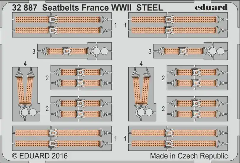 SEATBELTS FRANCE WWII STEEL Offerta Lampo