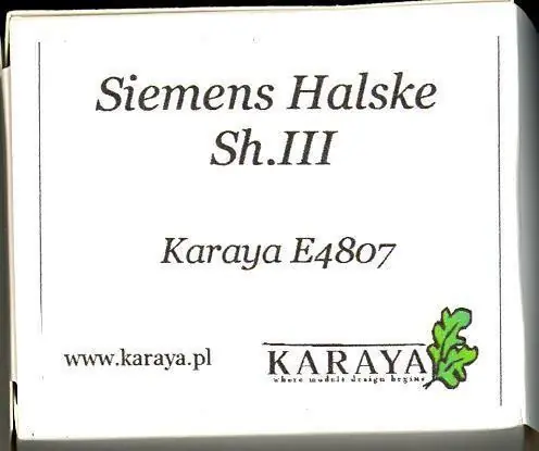 Prezzo Conveniente SIEMENS HALSKE SH.III