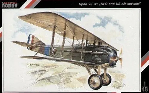 SPAD VII BRITISH & US Popolare