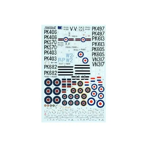 SPITFIRE F.22 (8) PK947 RAD-V 504 Soddisfatti O Rimborsati