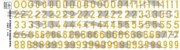 Acquista Ora German ww2 numbers