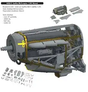 Prezzo Conveniente Spitfire Mk.II Engine