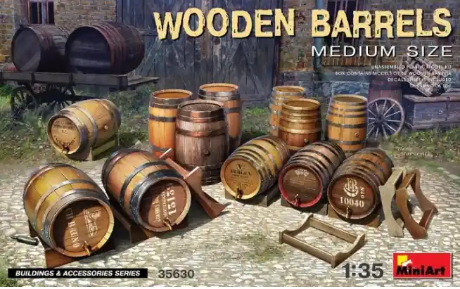 Wooden Barrels. Medium Size Prezzo Di Fabbrica