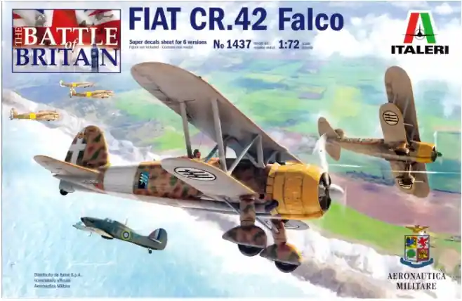 Prezzo Basso ITALERI 1437 Fiat CR.42 Falco