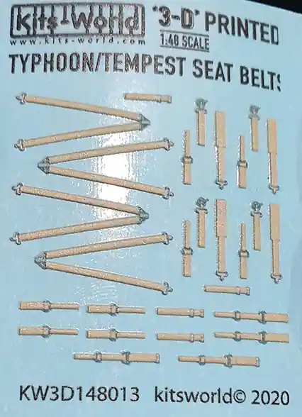 Affare Seat Belt decals Typhoon - Tempest 3D
