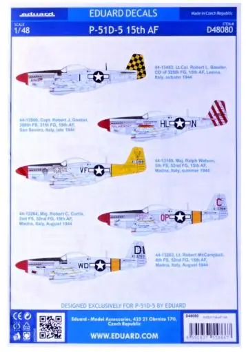 P-51D-5 ‘15th AF‘ Compra Oggi Stesso