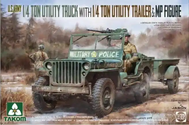 TAKOM 2126 U.S. Army 1/4 Ton Utility Truck Più Venduto