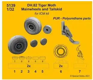 DH.82 Tiger Moth Ultime Pezzi