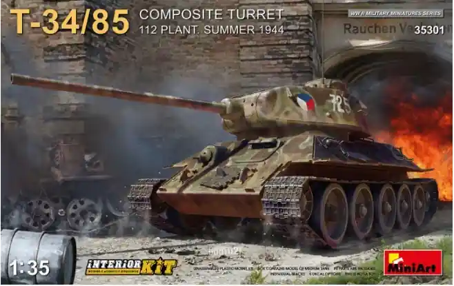 Esclusivo T-34/85 COMPOSITE TURRET