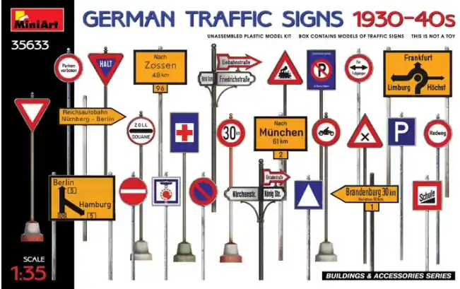 Soddisfatti O Rimborsati German Traffic Signs 1930-40s