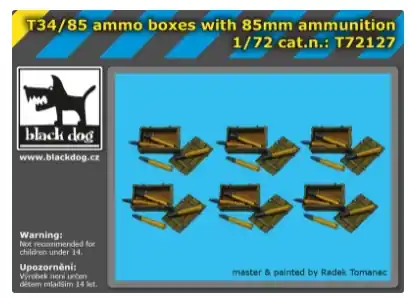 T34/85 ammo boxes Subito Disponibile