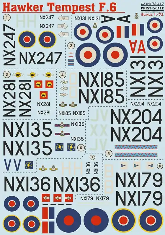 Spedizione Espresso Hawker Tempest F.6