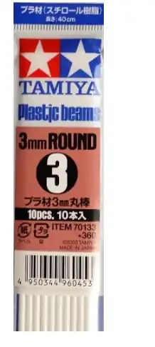 Miglior Prezzo Plastic Beams 3mm Tondi
