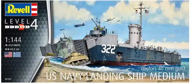 REVELL 05169 US Navy Landing Ship Medium Reso Gratuito